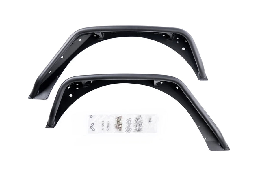 Combat Off Road Full Assault Black Aluminum Fender Kit, Rear - JK