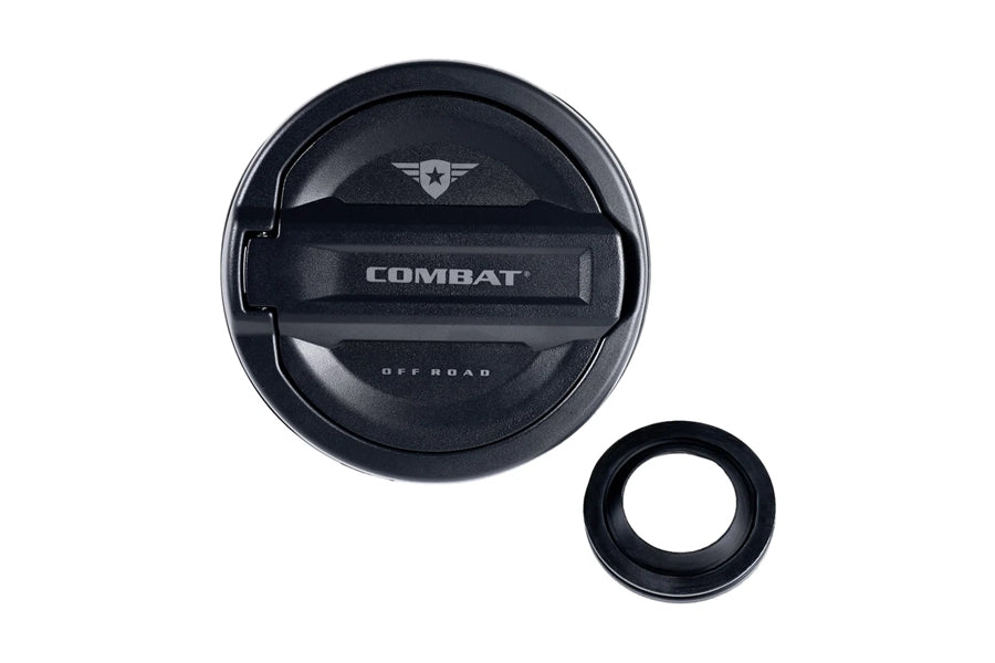 Combat Offroad Fuel Door Cover - Black Satin - JL