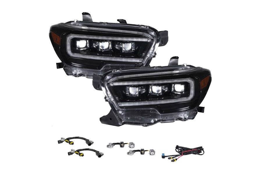 2016-23 Toyota Tacoma Form Lighting LED Projector Headlights w/ Selectable DRL (Chrome)