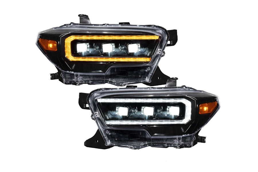 2016-23 Toyota Tacoma Form Lighting LED Projector Headlights w/ Selectable DRL (Chrome)