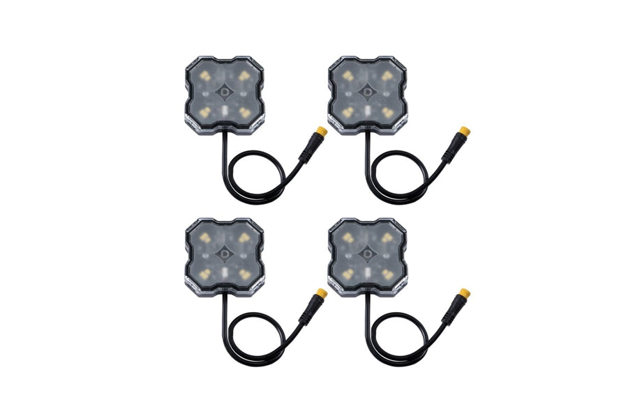 Diode Dynamics Stage Series Single-Color LED Rock Light Kit - 4 Pack