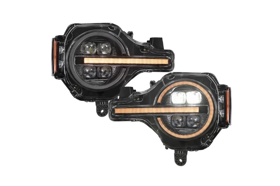 Diode Dynamics Sequential LED Projector Headlights, Pair - Bronco 2021+