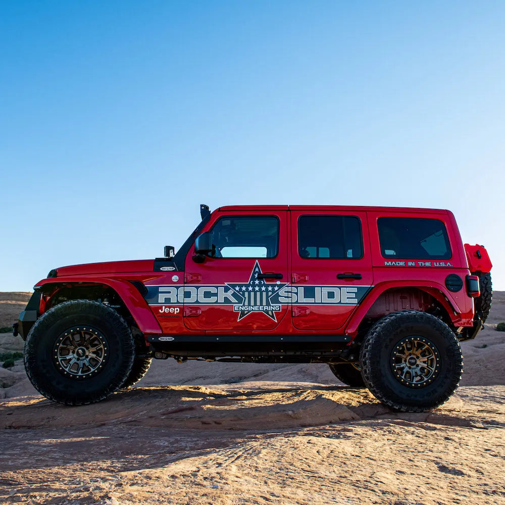 2024+ Jeep Wrangler JL 4-Door Rock Slide Engineering Gen III Rock Slider Steps