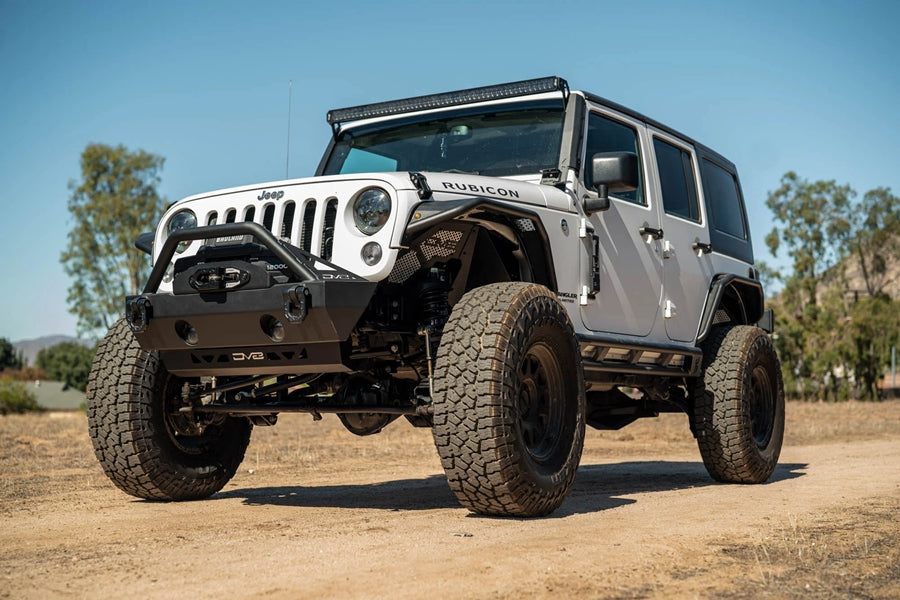 Jeep Wrangler JK DV8 Front Skid Plate - Black