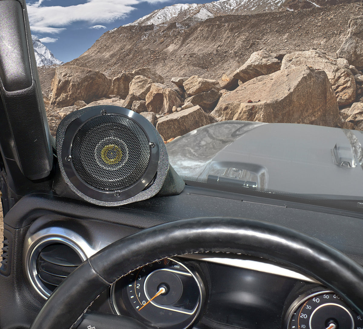 Select Increments Pivot-Pod installed on the driver side dash