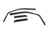 2005-15 Toyota Tacoma EGR USA In-Channel Window Visor Kit, Smoke Finish