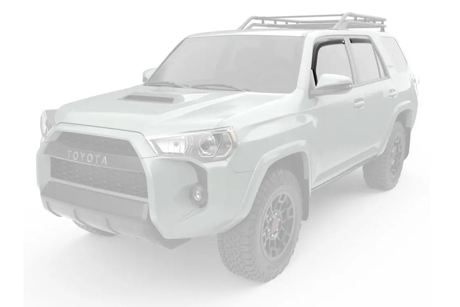 2010-24 Toyota 4Runner EGR USA In-Channel Window Visors, Smoke Finish