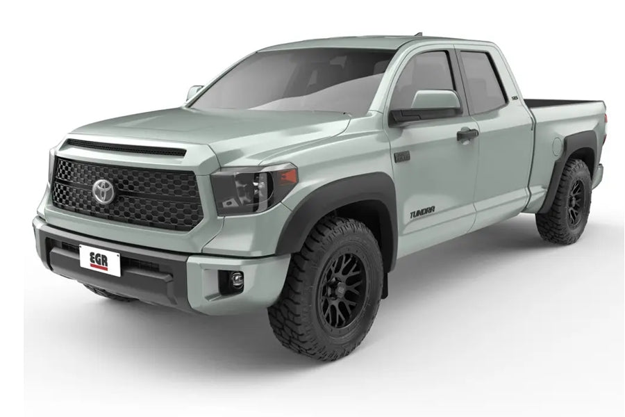 2014-21 Toyota Tundra EGR USA Front and Rear Rugged Fender Flares, Matte Black