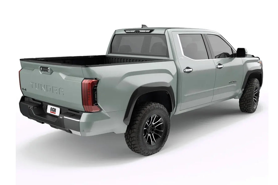 2022-25 Toyota Tundra EGR USA Front and Rear Summit Fender Flares, Gloss Black