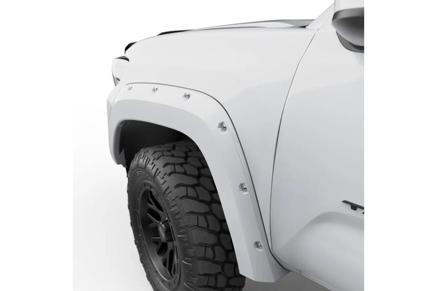 2016-23 Toyota Tacoma EGR Front and Rear Bolt-On Look Fender Flares, White