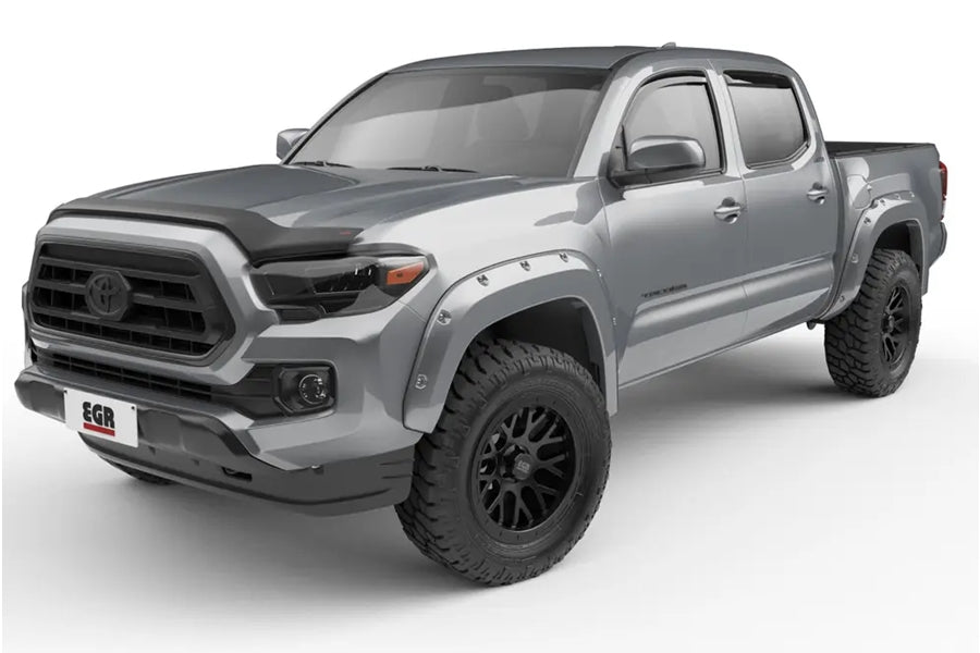2016-23 Toyota Tacoma EGR USA Front and Rear Bolt-On Look Fender Flares, Gray