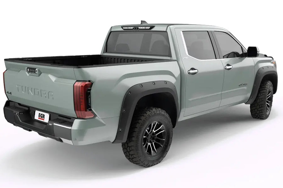 2022-25 Toyota Tundra EGR USA Front and Rear Bolt-On Look Fender Flares, Matte Black