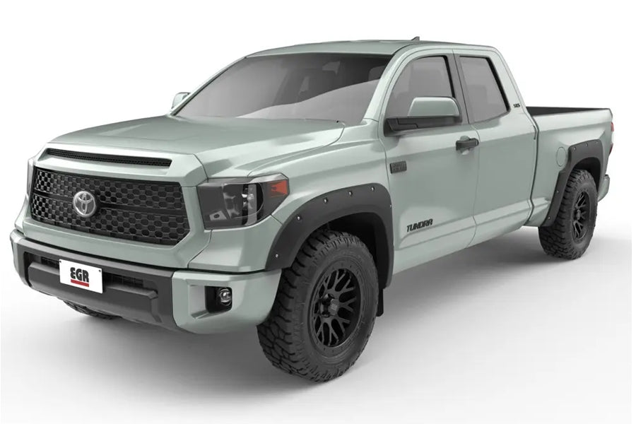2014-21 Toyota Tundra EGR USA Front and Rear Bolt-On Look Fender Flares, Matte Black