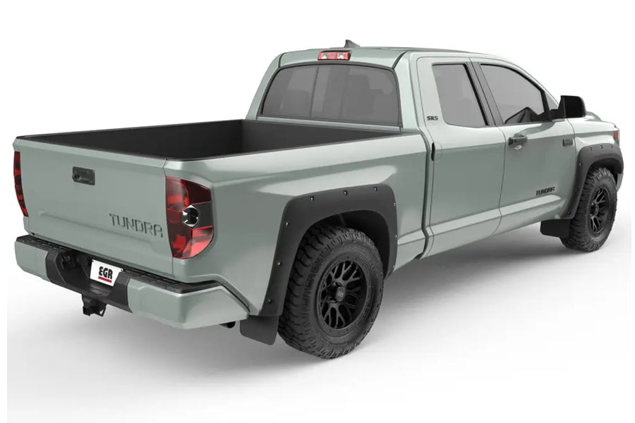 2014-21 Toyota Tundra EGR USA Front and Rear Bolt-On Look Fender Flares, Matte Black