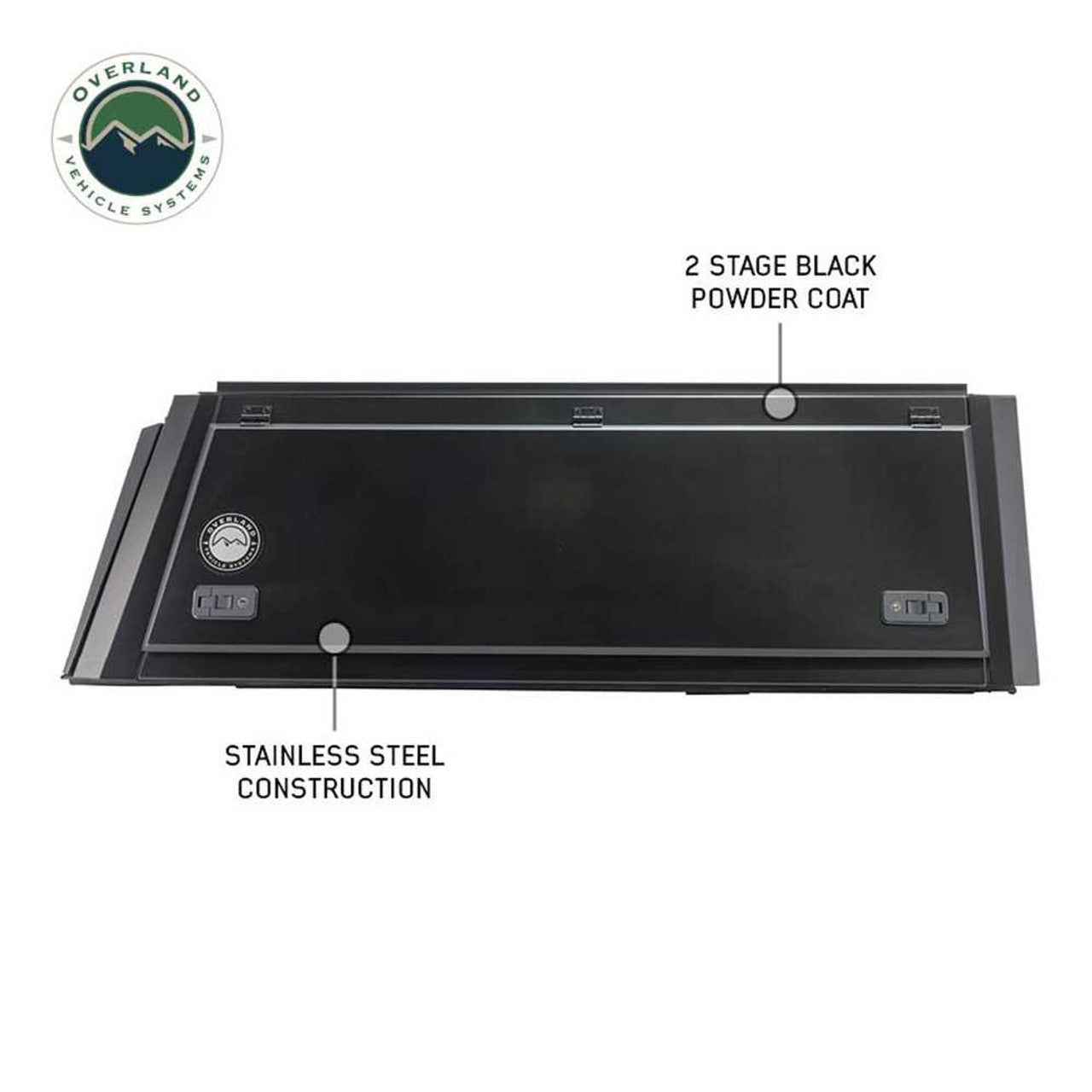 2006-23 Toyota Tacoma 5' Bed Overland Vehicle Systems Expedition - Truck Cap W/Full Wing Doors