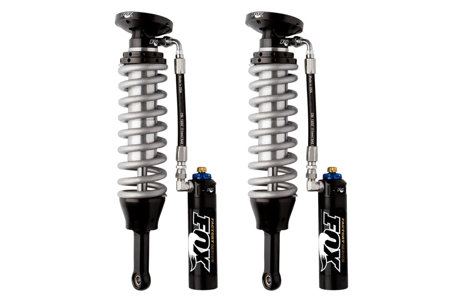 2005-23 Toyota Tacoma Fox Racing Factory Race 2.5 Coilover Reservoir Front Shocks, DSC (0-3in Lift)