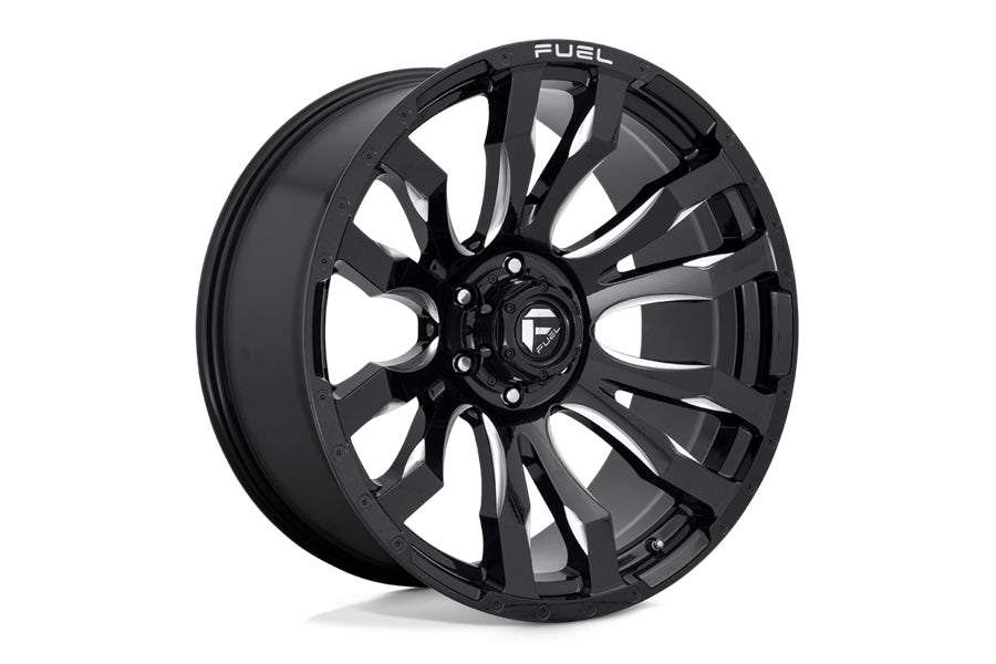 Toyota 4Runner/Tacoma/Tundra Fuel Offroad Blitz D673 Series Wheel, 17x9 6x139.7 1mm - Gloss Black Milled