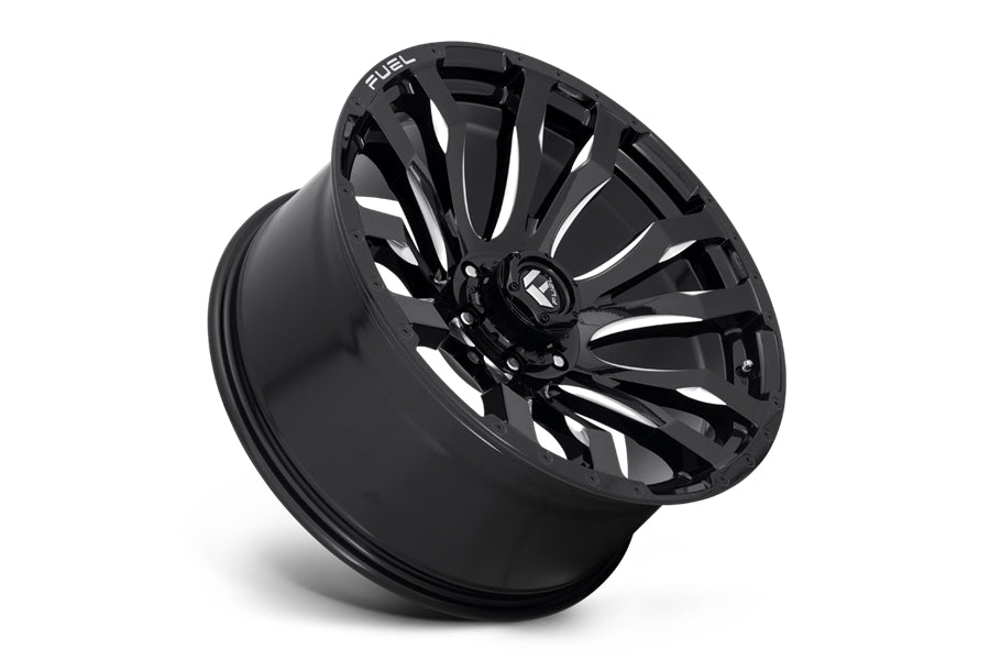 Toyota 4Runner/Tacoma/Tundra Fuel Offroad Blitz D673 Series Wheel, 17x9 6x139.7 1mm - Gloss Black Milled