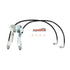 Jeep Wrangler JL 2018-2026, Grimm OffRoad Rear Brake Line Kit GOR10829, Black