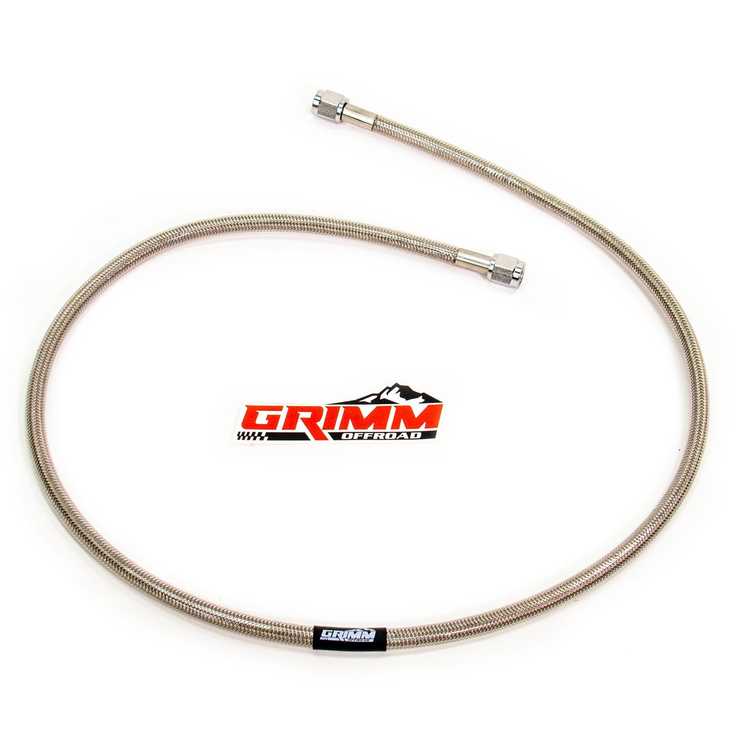 Grimm OffRoad Reinforced Air Hose, JIC-04 Swivel Fittings, 9in, view 4