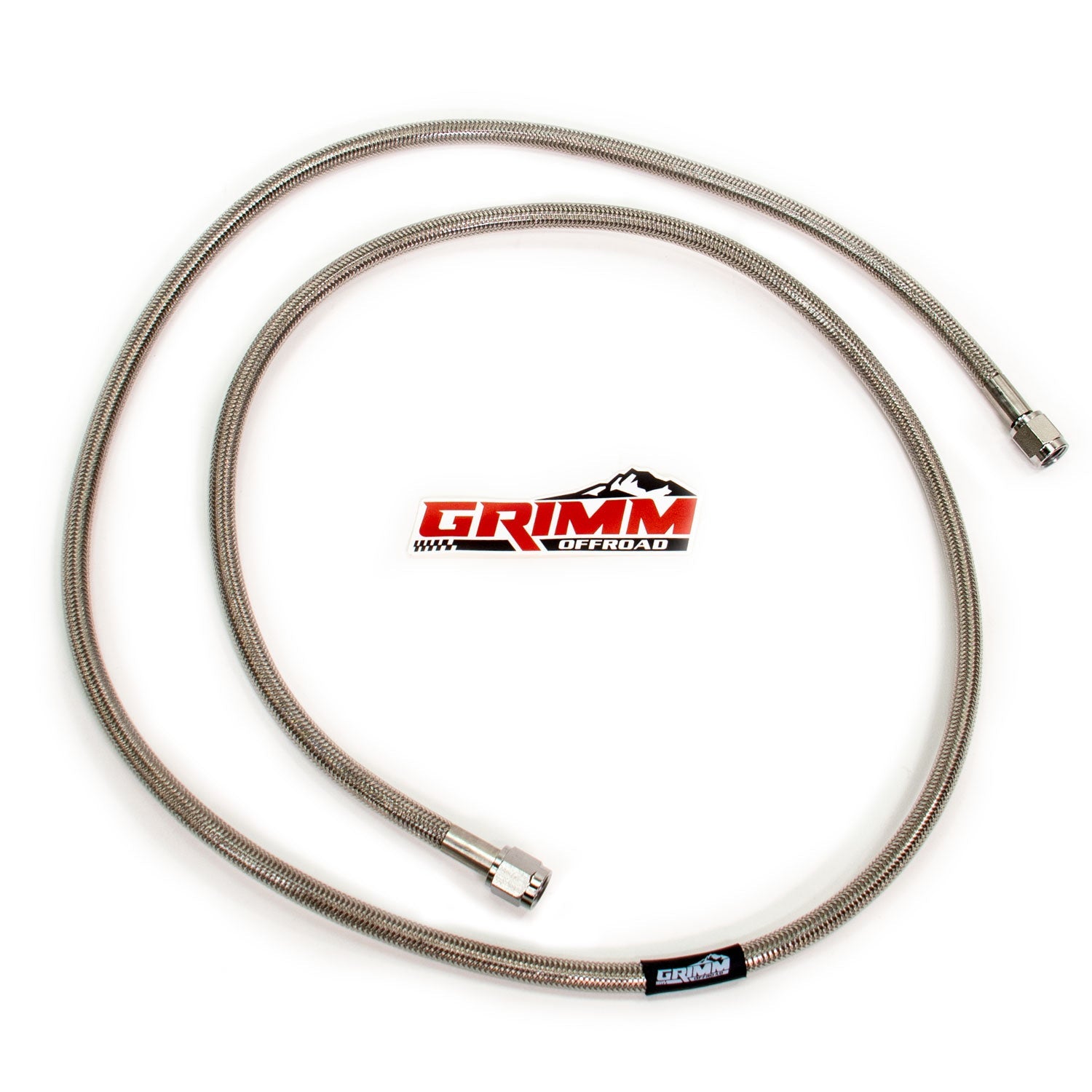 Grimm OffRoad Reinforced Air Hose, JIC-04 Swivel Fittings, 9in, view 5