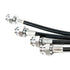 Jeep Wrangler JK 2007-2018, Grimm OffRoad UD60 Brake Line Kit, Front and Rear, Black, view 3