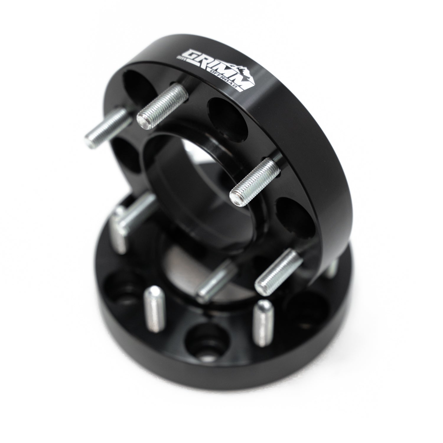 Ford Ranger 2019-2026 & Bronco 6th Gen 2021-2026, Grimm OffRoad 6x139.7 1.25in Wheel Spacer Kit, M12x1.5, Black, view 2