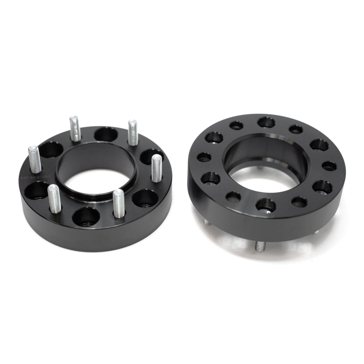 Ford F-150 2004-2014, Grimm OffRoad 6x135 1.5in Wheel Spacer Kit, M14x2.0, Black, view 3