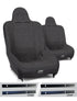 Jeep Wrangler TJ 2003-2006, PRP Premier High Back Suspension Seat Kit, Pair with Mounts