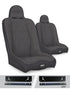 Jeep Wrangler TJ 1997-2002, PRP Daily Driver High Back Suspension Seat Kit, Pair with Mounts