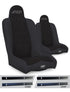Jeep Wrangler TJ 2003-2006, PRP Daily Driver High Back Suspension Seat Kit, Pair with Mounts, view 2