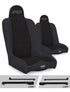 Jeep CJ7 1976-1986 & Wrangler YJ 1987-1995, PRP Daily Driver High Back Suspension Seat Kit, Pair with Mounts, view 2