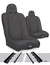 Jeep Cherokee XJ 1995-2001, PRP Daily Driver High Back Suspension Seat Kit, Pair with Mounts
