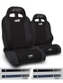 Jeep Wrangler TJ 2003-2006, PRP Enduro Elite Trek Edition Suspension Seat Kit, Pair with Mounts, view 2