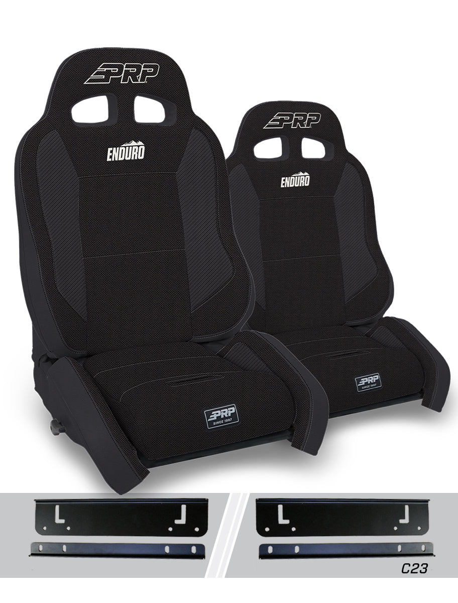 Jeep Wrangler TJ 1997-2002, PRP Enduro Elite Crawl Edition Suspension Seat Kit, Pair with Mounts, view 2