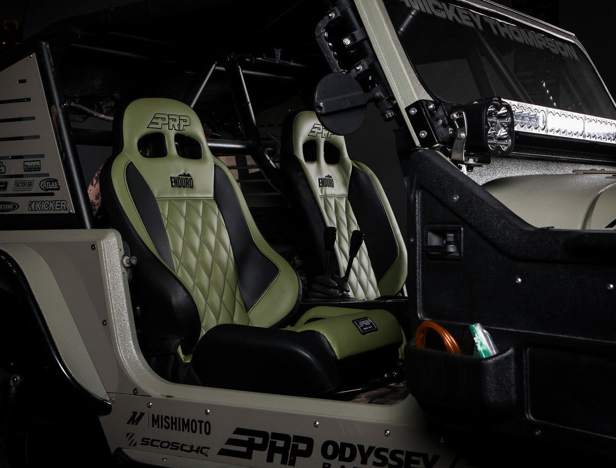 Jeep Wrangler TJ 2003-2006, PRP Enduro Elite Crawl Edition Suspension Seat Kit, Pair with Mounts, view 5
