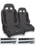 Jeep Wrangler TJ 2003-2006, PRP Enduro Elite Crawl Edition Suspension Seat Kit, Pair with Mounts