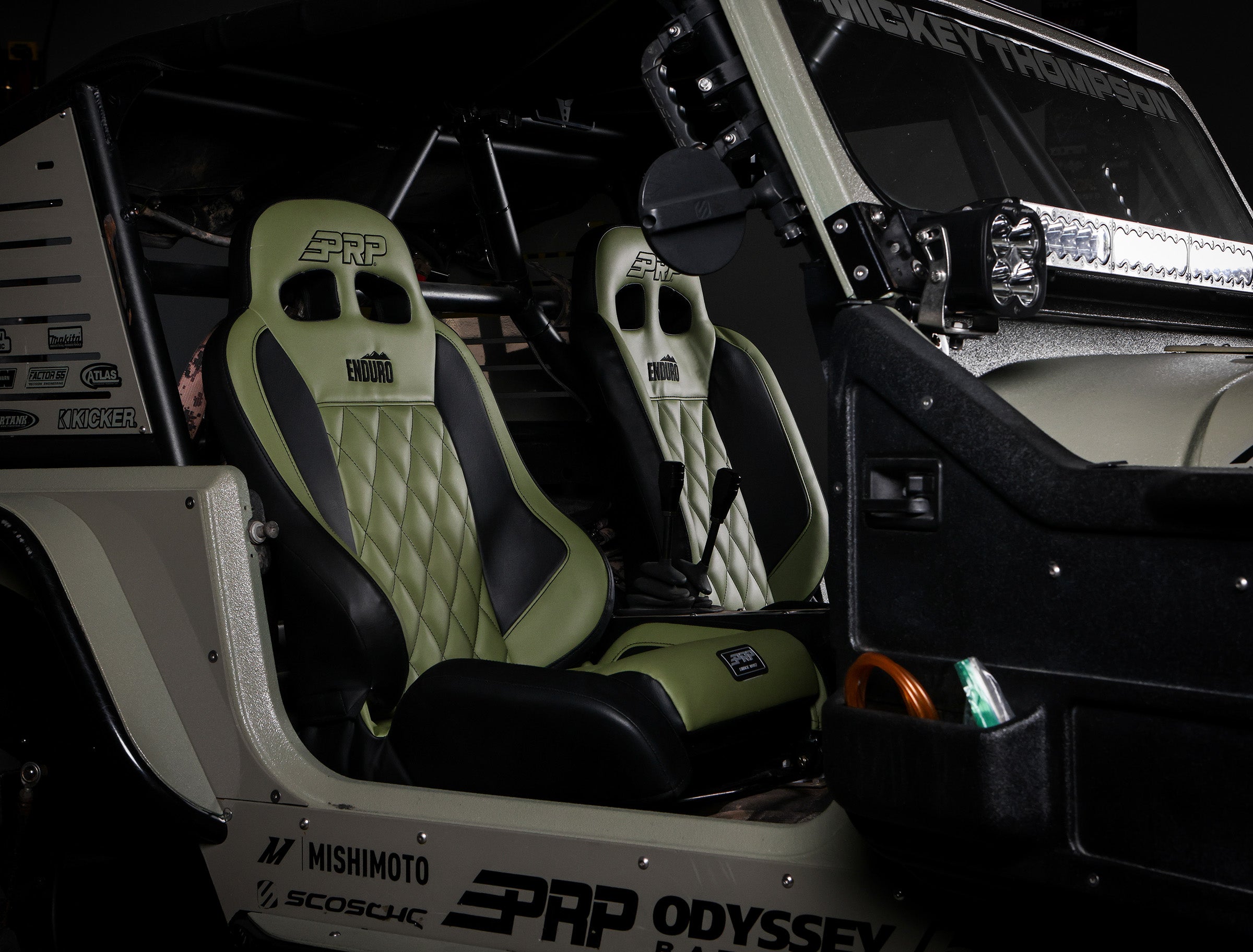 Jeep CJ7 1976-1986 & Wrangler YJ 1987-1995, PRP Enduro Elite Crawl Edition Suspension Seat Kit, Pair with Mounts, view 5