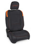 Jeep Wrangler JL 2018-2024 & Gladiator JT 2020-2024, PRP Front Seat Covers, MOLLE Back, Pair