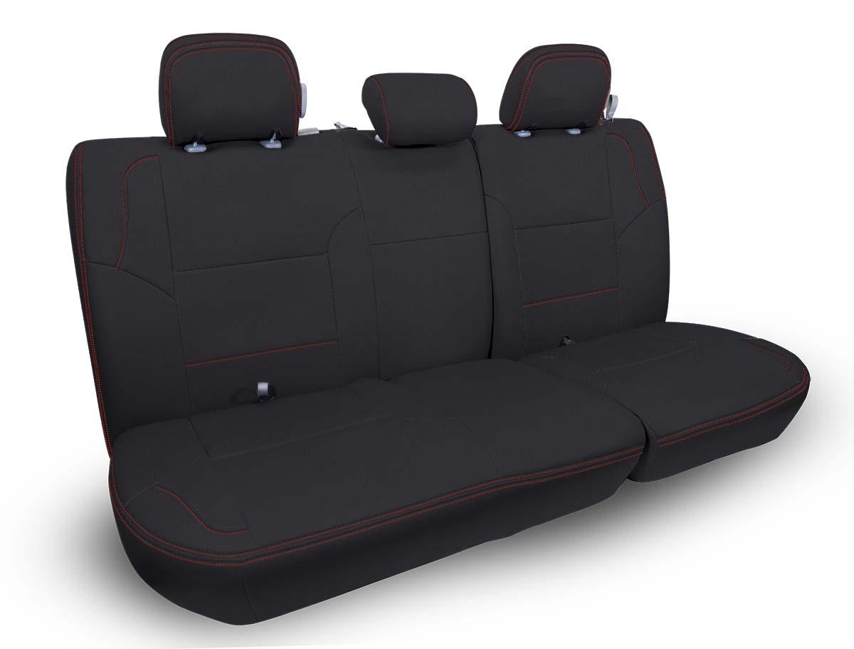 Toyota Tacoma 2nd Gen 2012-2015, PRP Rear Bench Seat Cover, Double Cab, view 2