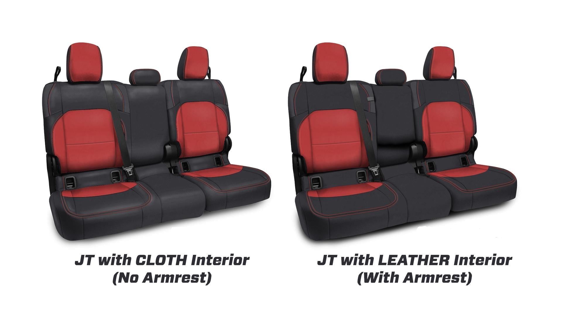 Jeep Gladiator JT 2020-2025, PRP Rear Bench Seat Cover, With Armrest, view 10