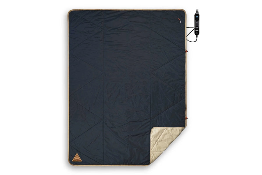Ignik Outdoors Topside Heated Blanket - Blue/Tan