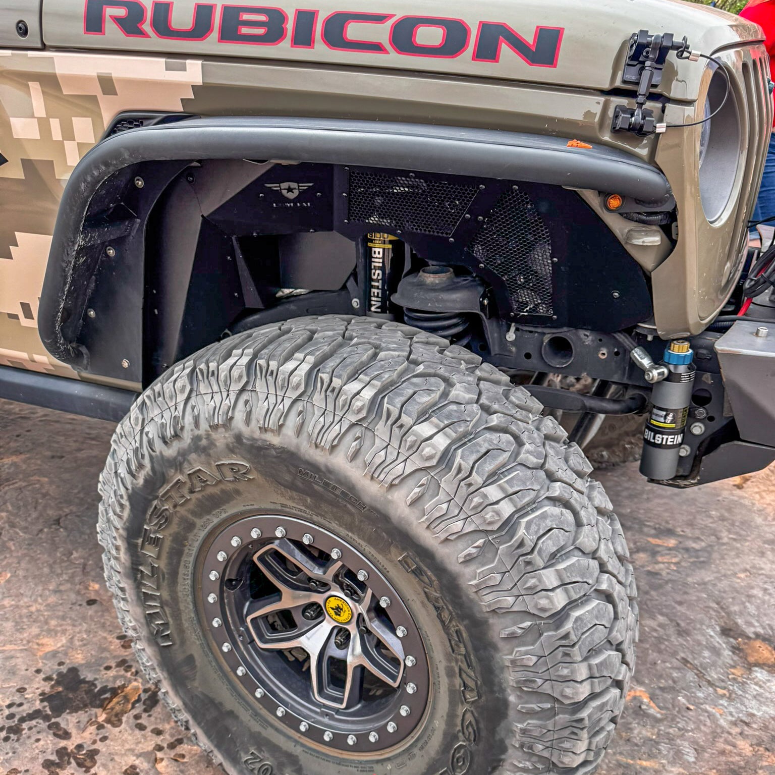 Jeep Wrangler JL 2018-2026, Combat Off Road Battle Ready Max Flow Aluminum Inner Fenders, Front, view 6