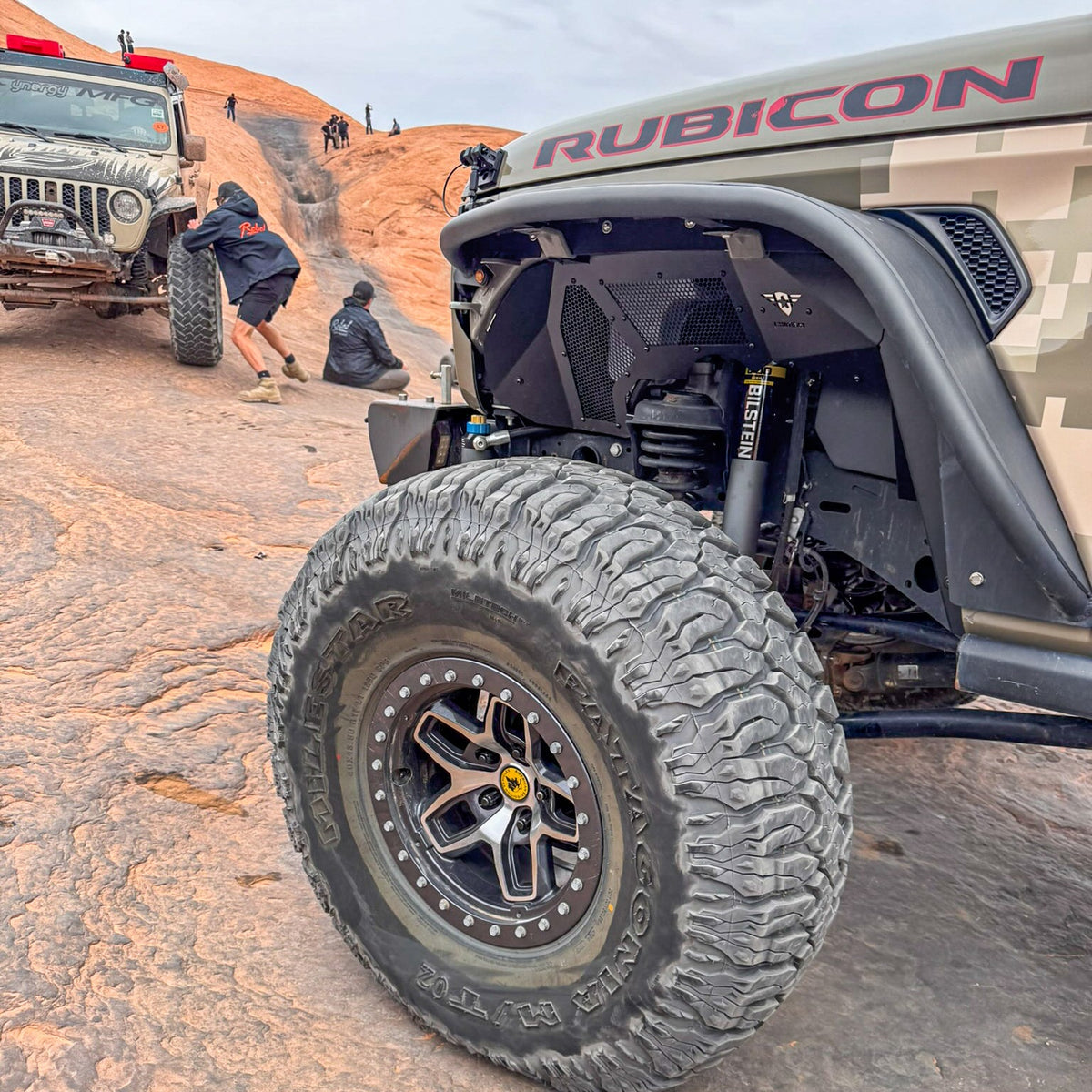 Jeep Gladiator JT 2020-2026, Combat Off Road Battle Ready Max Flow Aluminum Inner Fenders, Front, view 4