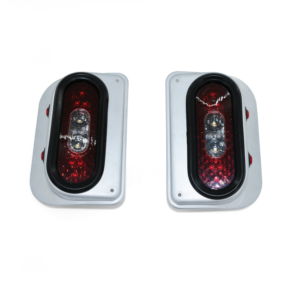 Jeep Wrangler JK 2007-2018, Combat Off Road Tail Gunner LED Tail Lights, Raw, view 3