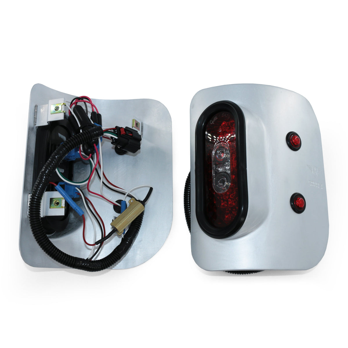Jeep Gladiator JT 2020-2026, Combat Off Road Tail Gunner LED Tail Lights, Raw, view 4