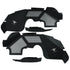 Jeep Wrangler JK 2007-2018, Combat Off Road Battle Ready Max Flow Aluminum Inner Fenders, Front, view 2