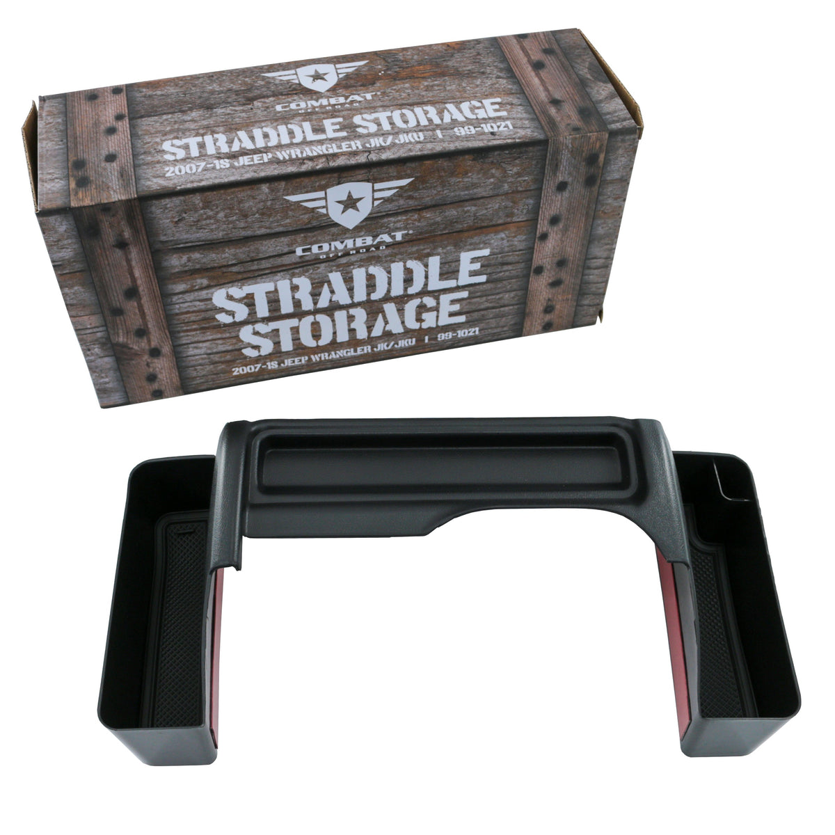 Jeep Wrangler JK 2007-2018, Combat Off Road Straddle Center Console Storage