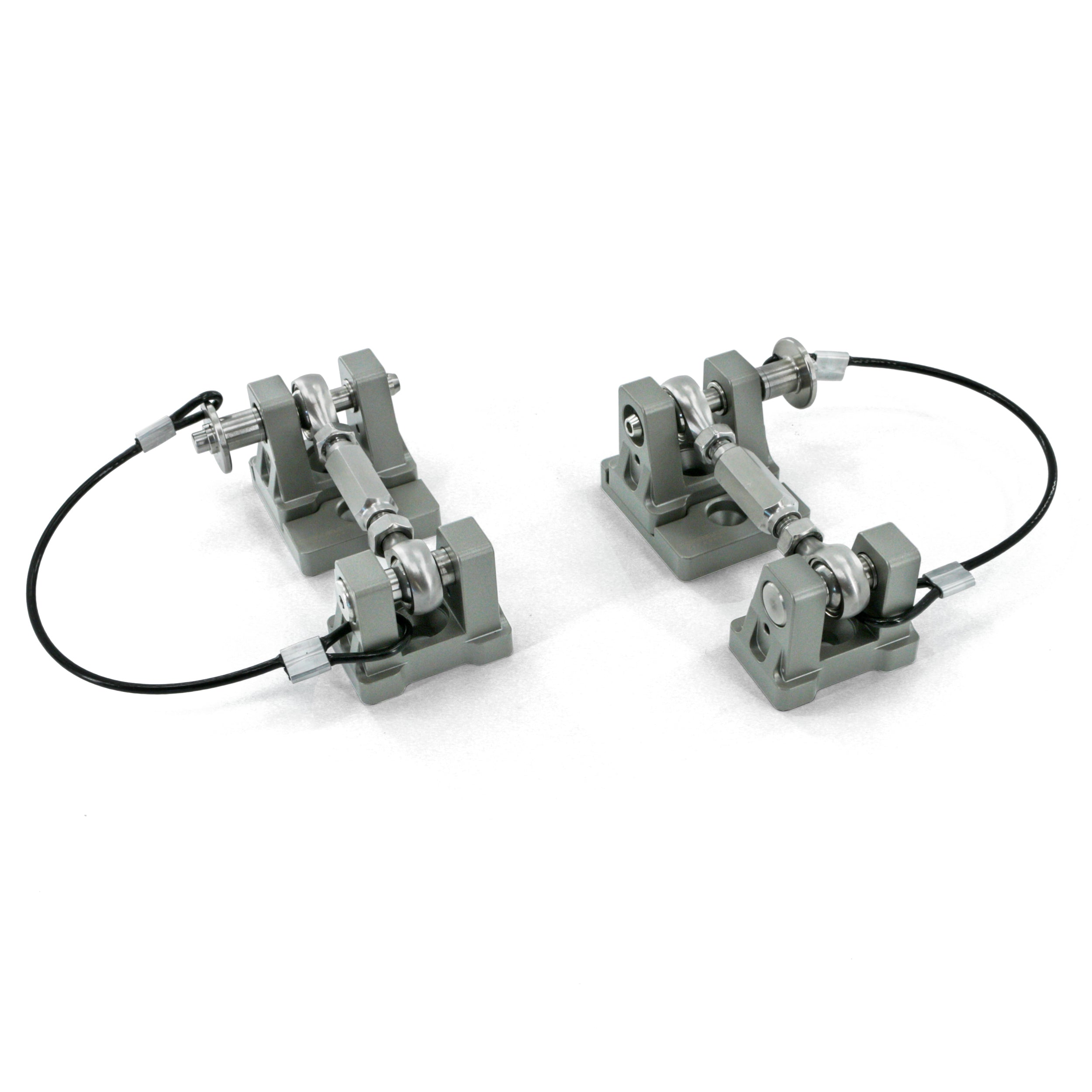 Jeep Wrangler JK/JL & Gladiator JT 2007-2026, Combat Off Road Off-the-Turnbuckle Billet Aluminum Hood Latches, Raw