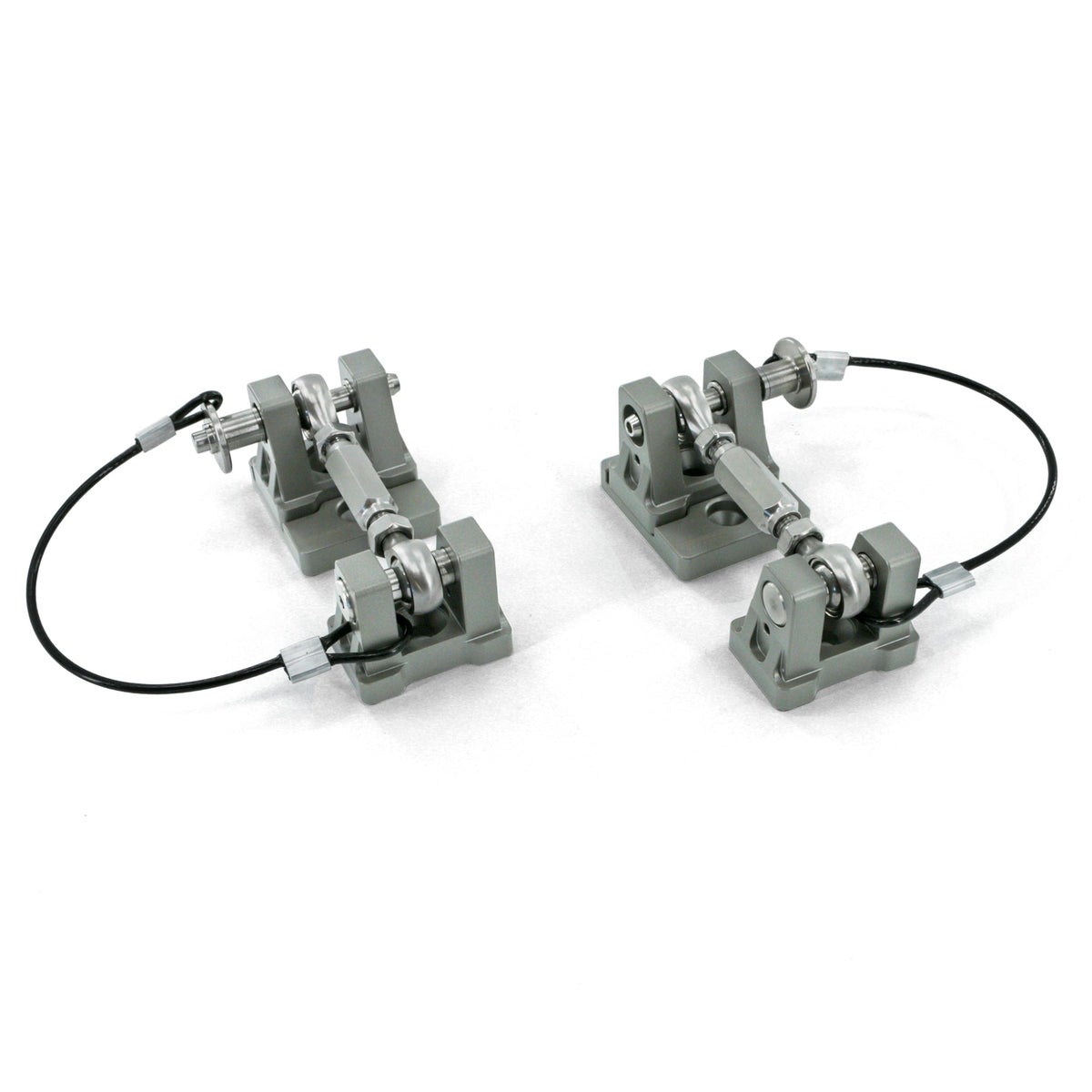 Jeep Wrangler JK/JL & Gladiator JT 2007-2026, Combat Off Road Off-the-Turnbuckle Billet Aluminum Hood Latches, Raw